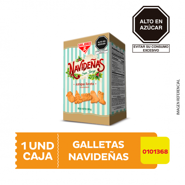 Galleta Navideña San Jorge - 1 DP x 1 BLS x 200g
