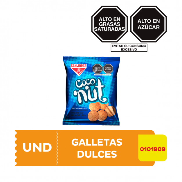 Coconut x 55g  San Jorge