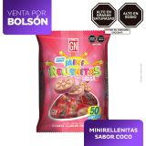 Bolsa de Galletas Mini Rellenitas Sabor Fresa 50 Unidades