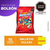 Bolsón de Galletas Animalitos 10 Unidades de 150 g c/u