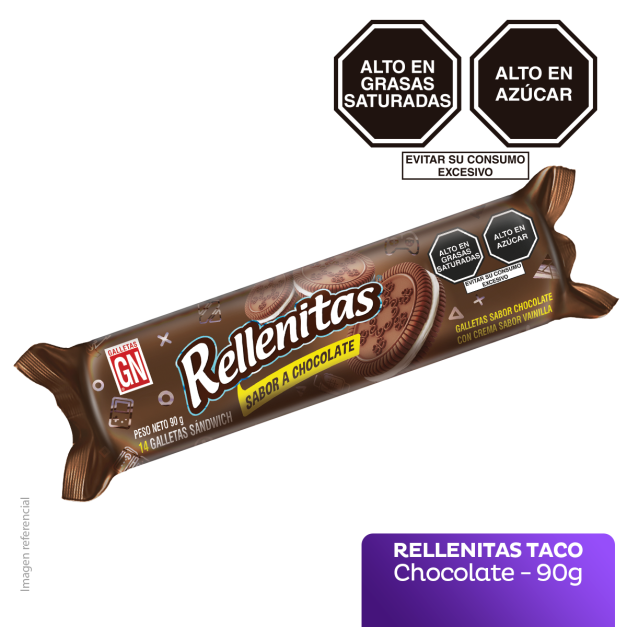 RELLENITAS TACO CHOCOLATE X 98G - GN