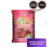 Bolsa de Galletas Mini Rellenitas Sabor Fresa 50 Unidades