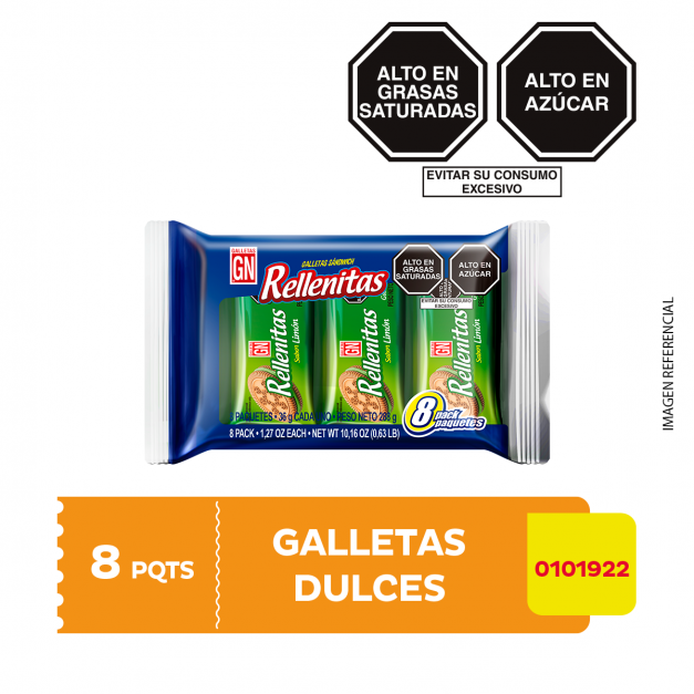 Pack Rellenitas sabor Limón