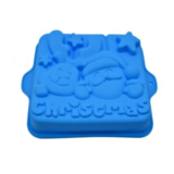 Molde Silicona Papa Noel y Reno Navidad