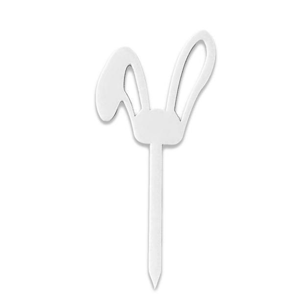 Topper Acrílico Orejas Conejo Pascua