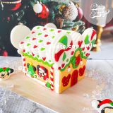 Cortador y Stamp Casita Mickey Navidad