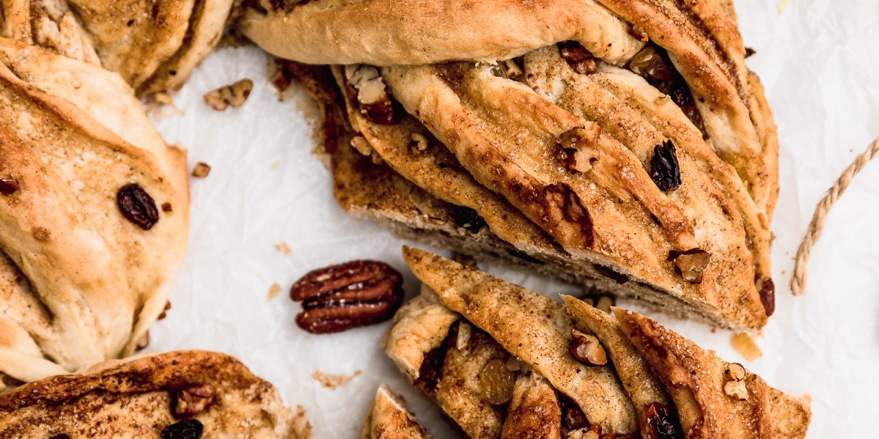 Rosca de Reyes con Pasas y Nueces