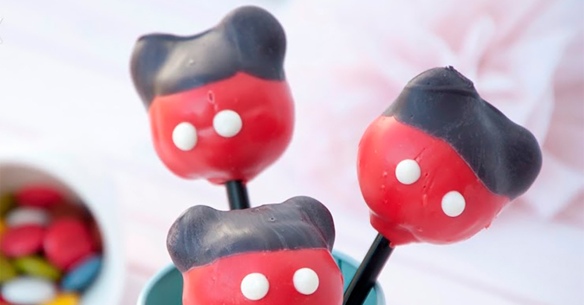 Cake Pop de Mickey Mouse