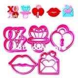 Cortador y Stamp Set 5 Amor San Valentín