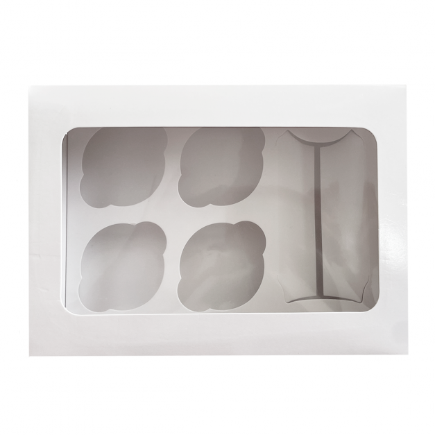 Caja Cupcake x4 y Lata x1