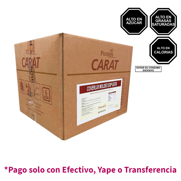 Cobertura Carat Semiamargo Puratos 1kg Caja x 10 und