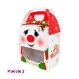 Caja Loncherita Muñeco de Nieve Modelos Varios