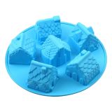 Molde Silicona Casitas Navidad
