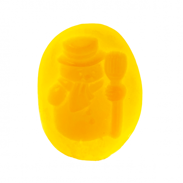 Molde De Silicona Muñeco de Nieve Escoba Navidad