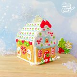 Cortador y Stamp Casita Jengibre Navidad