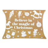 Caja Liner Almohada Blanca Navidad