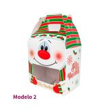 Caja Loncherita Muñeco de Nieve Modelos Varios
