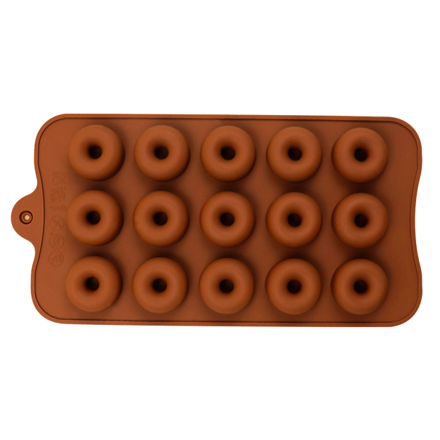 Molde Silicona Mini Donas x15 Cav