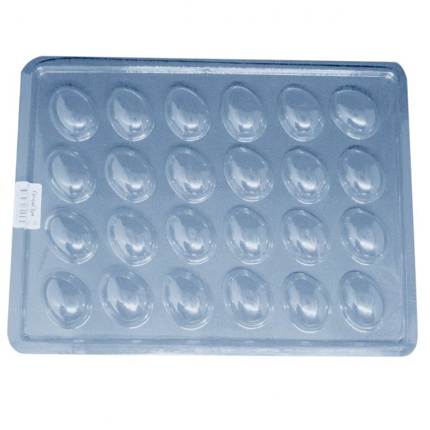 Molde Plástico Huevos de Pascua sin diseño x24