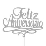 Topper Feliz Aniversario Mediano