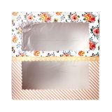 Caja Cupcake x9 Rosas y Rayas