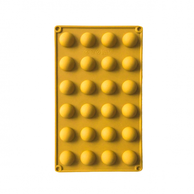 Molde Silicona Mini Esfera x24 Cav