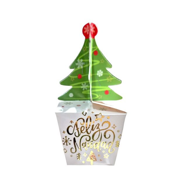 Caja Chica 3D Árbol de Navidad