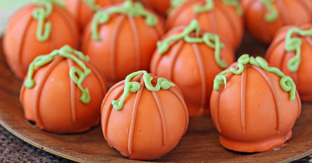 Trufas en forma de Calabaza