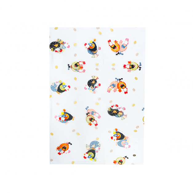 Bolsa Gallinita Pascua Mediana 22x15cm 10und