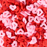 Grageas Corazón Hueco Rojo y Rosado x 50gr