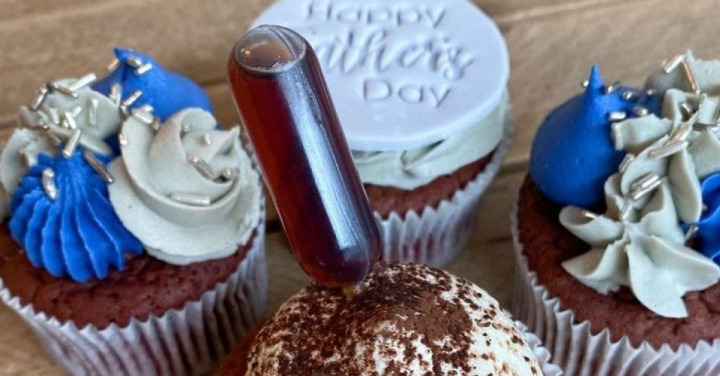 Receta: Cupcakes de Cóctel de Manjar Blanco y Caramel Moka para Papá