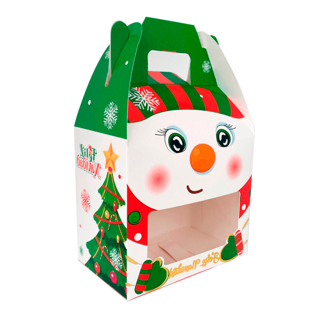Caja Loncherita Muñeco de Nieve Modelos Varios