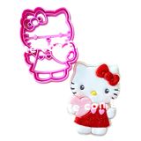 Cortador y Stamp Hello Kitty Amor