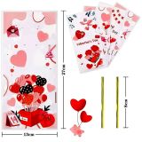 Set de 10 Bolsas Amor San Valentín