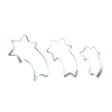 Cortador Lata Estrella Fugaz Navidad x3 und