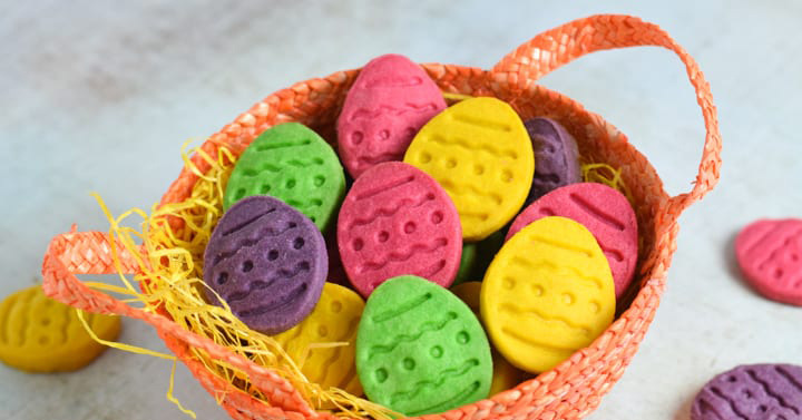 ¡Galletas Mantequilla de Huevo de Pascua!