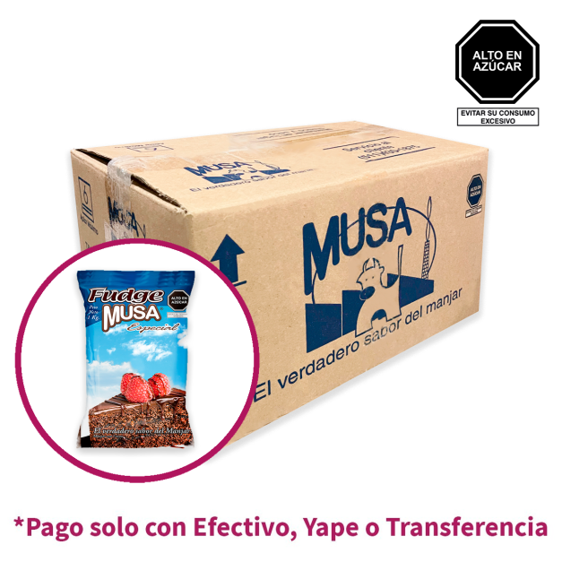 Fudge Especial Musa 1kg Caja x 10und