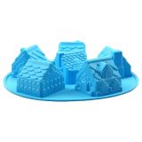 Molde Silicona Casitas Navidad