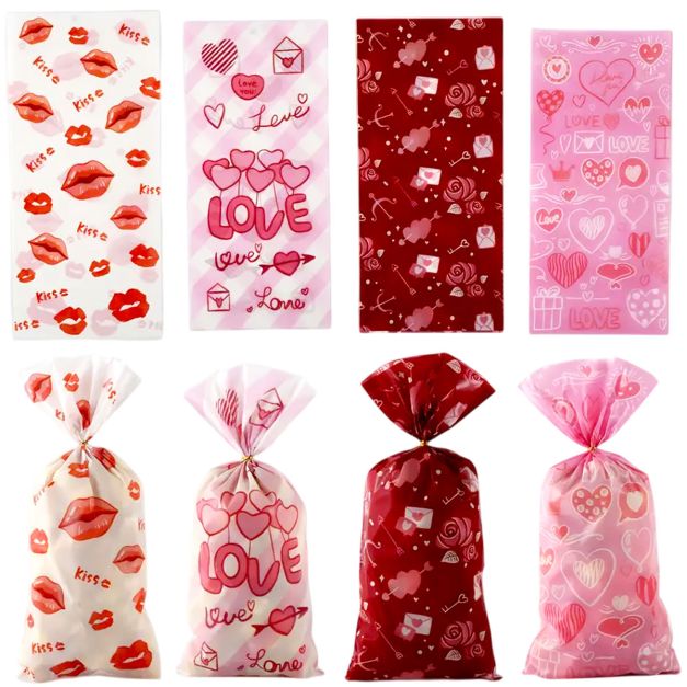Set de 10 Bolsas Love San Valentín