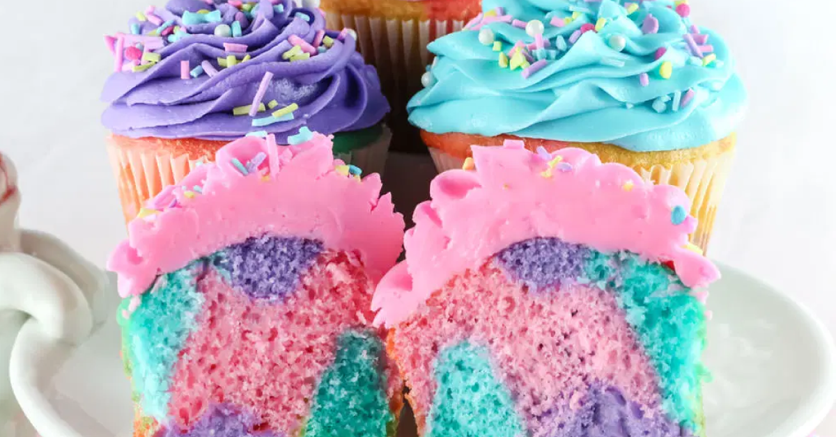Receta: Cupcakes Marmoleados