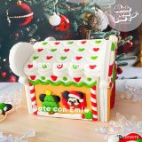 Cortador y Stamp Casita Mickey Navidad