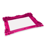 Bandeja Espejo Rectangular Pequeña Colores Varios