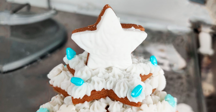 Receta: Árbol de Galletas de Jengibre
