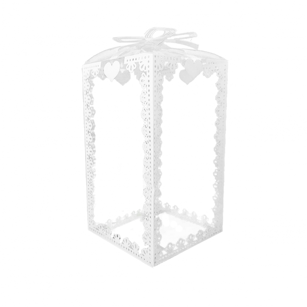 Caja PVC 0336 Larga Bautizo Blanco x und