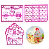 Cortador y Stamp Casita Jengibre Navidad