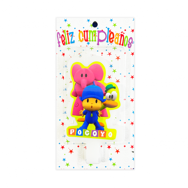 Vela con Diseño Pocoyo