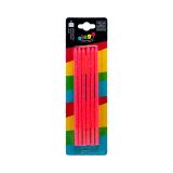 Velas Largas Escarchadas Olego x6