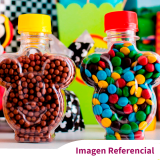 Botella Envase Mickey Tapa Colores Varios 6und