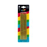 Velas Largas Escarchadas Olego x6