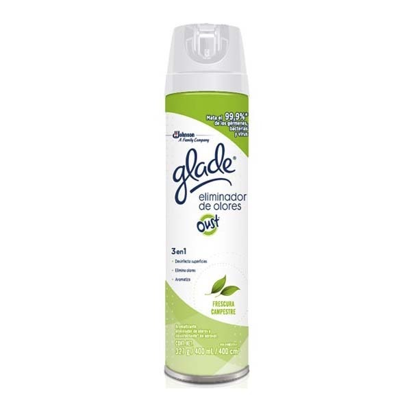 Glade Oust Antibacterial 400 CC